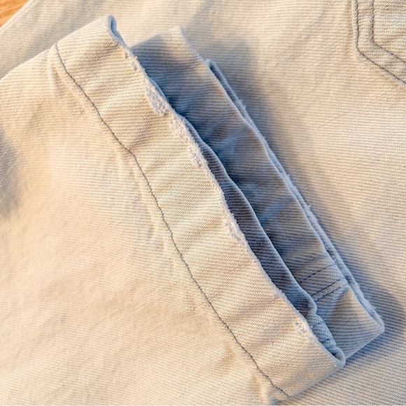 Agolde High Rise White and Blue Jeans Relaxed Fit - Picture 13 of 16